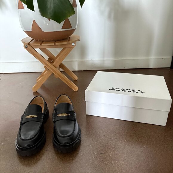 Isabel Marant Shoes - Isabel Marant ‘Frezza’ Loafers – EU 40 / US 10 – Black – Brand New with Box